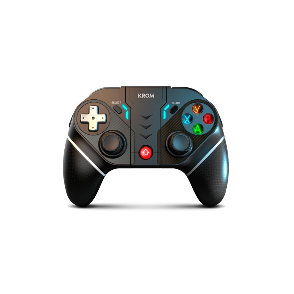 Krom kexal negro rojo blanco bluetooth/usb gamepad analógico/digital android nintendo switch pc ios