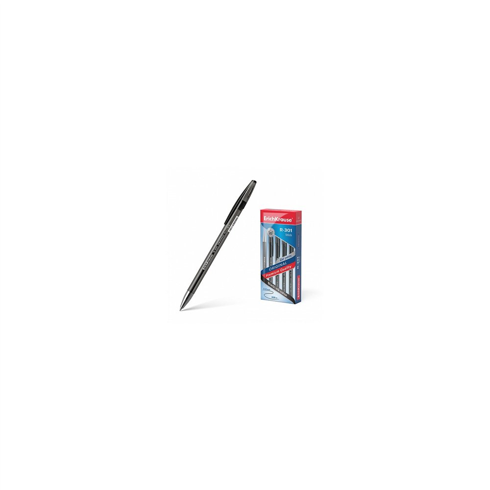 Erichkrause r-301 bolígrafo de gel con tapa negro 12 pieza(s)