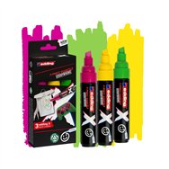 Edding 6900 x multimarker marcador permanente punta de cincel verde rosa amarillo 3 pieza(s)