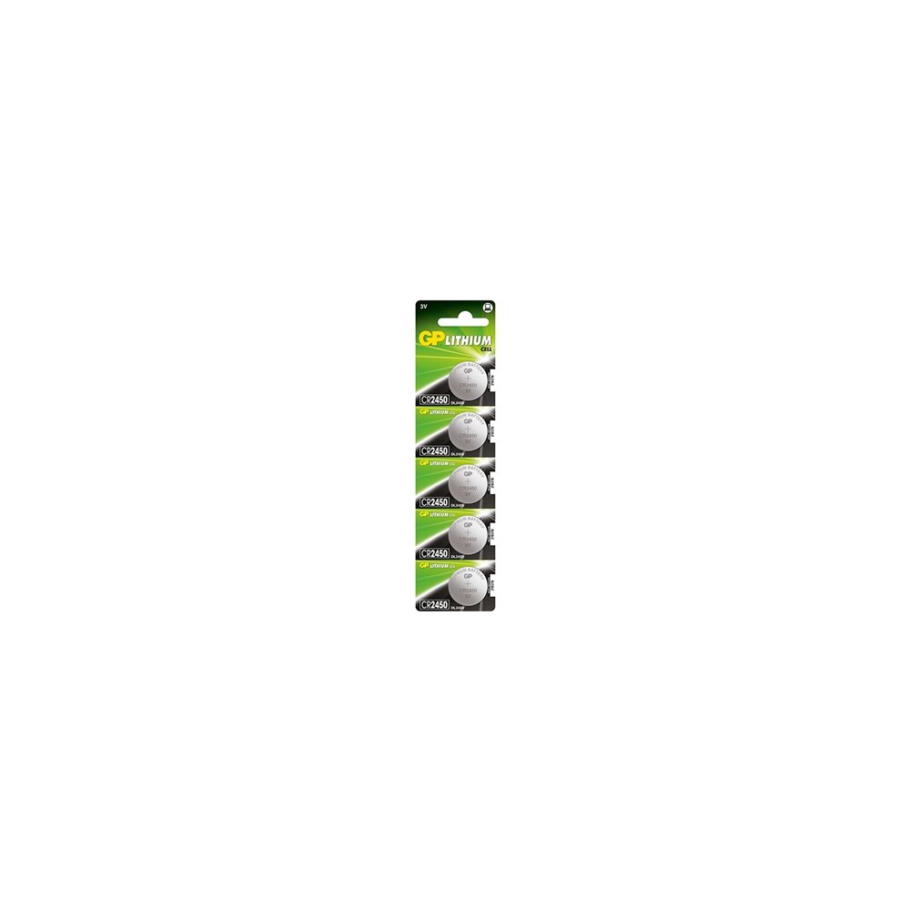 Gp batteries lithium cell cr2450 pila doméstica batería de un solo uso litio