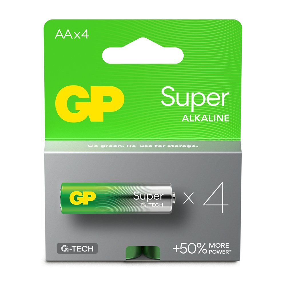 Gp batteries super alkaline gp15a batería de un solo uso aa lr06 alcalino