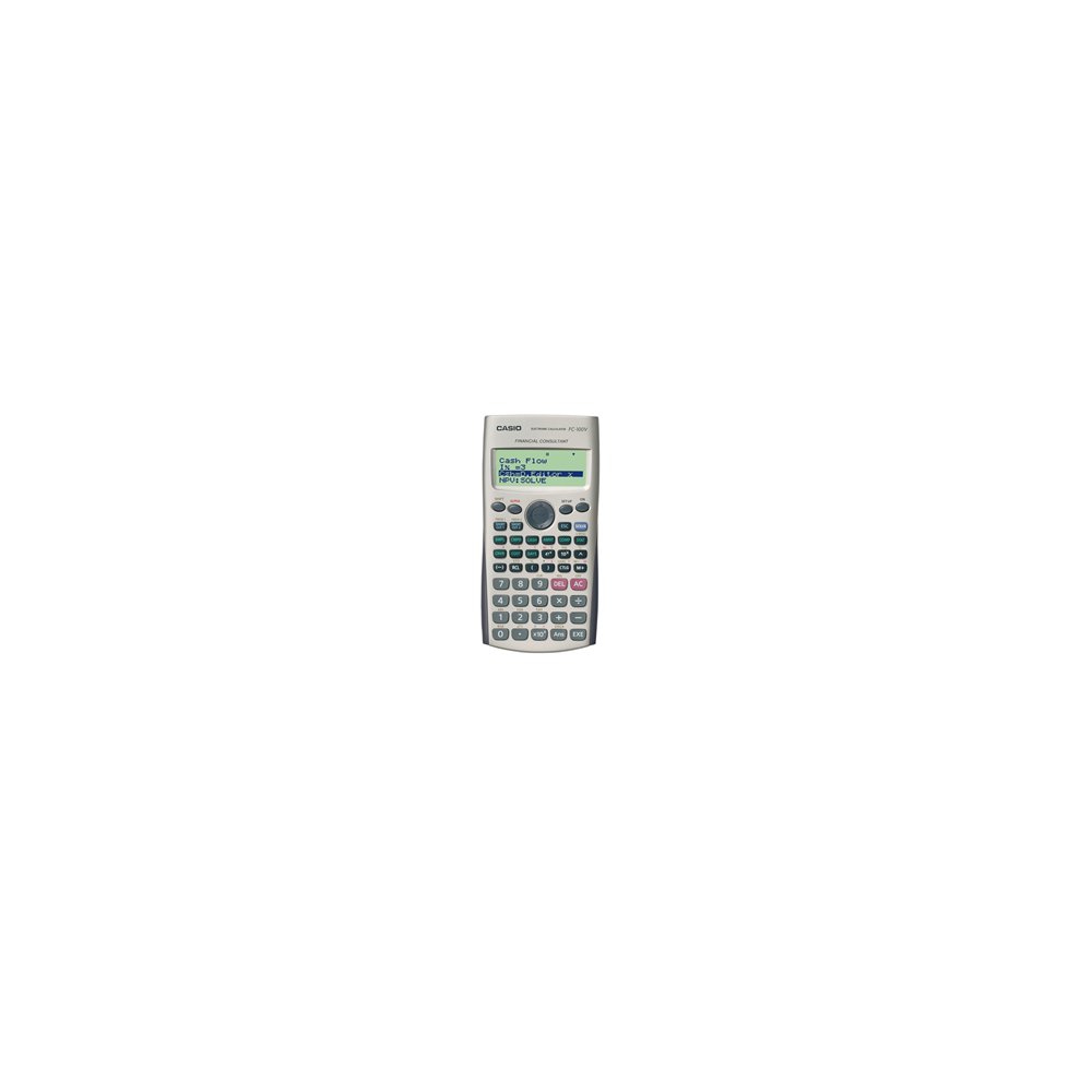 casio fc-100v calculadora bolsillo calculadora financiera gris