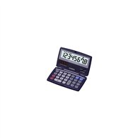 casio sl-100ver calculadora bolsillo pantalla de calculadora azul
