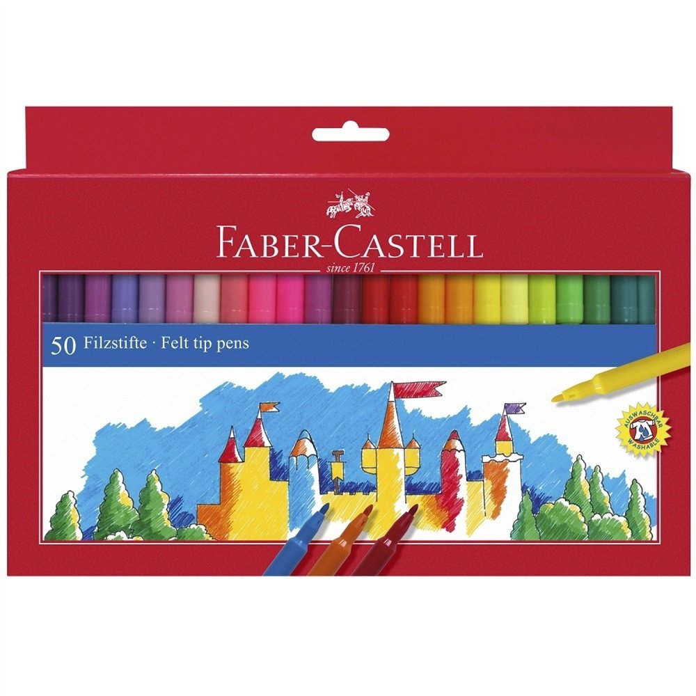 Faber-castell 8591272000680 rotulador para colorear 50 pieza(s)