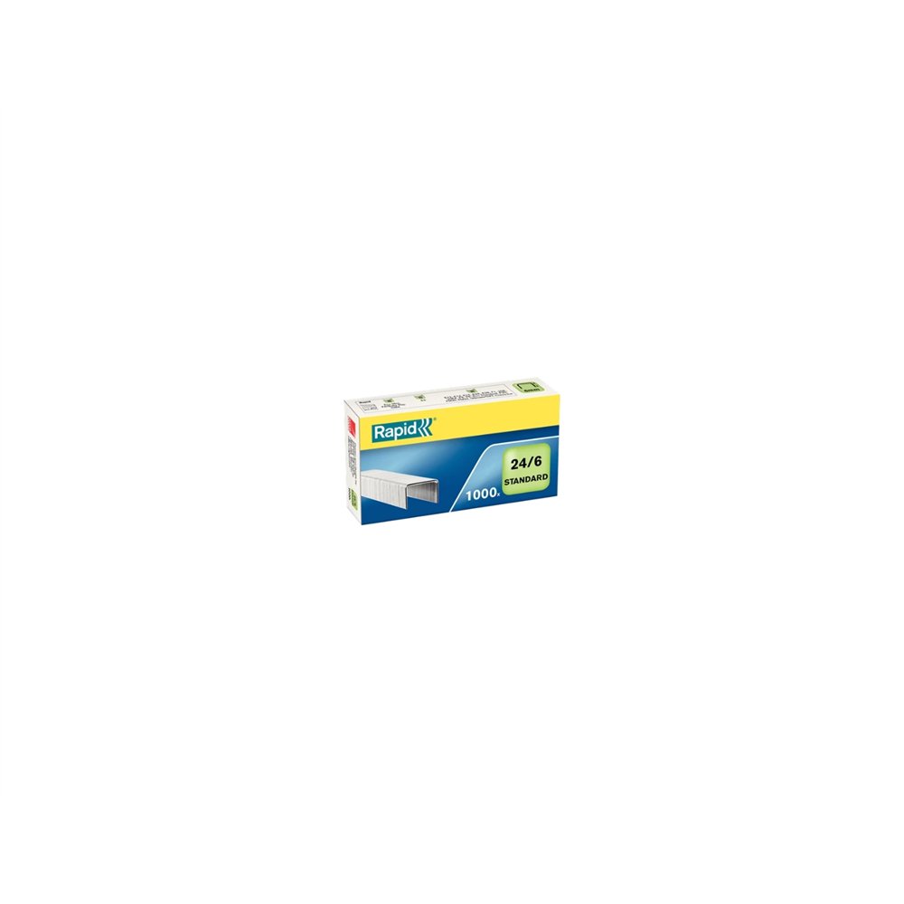 Rapid standard 24/6 paquete de grapas 1000 grapas