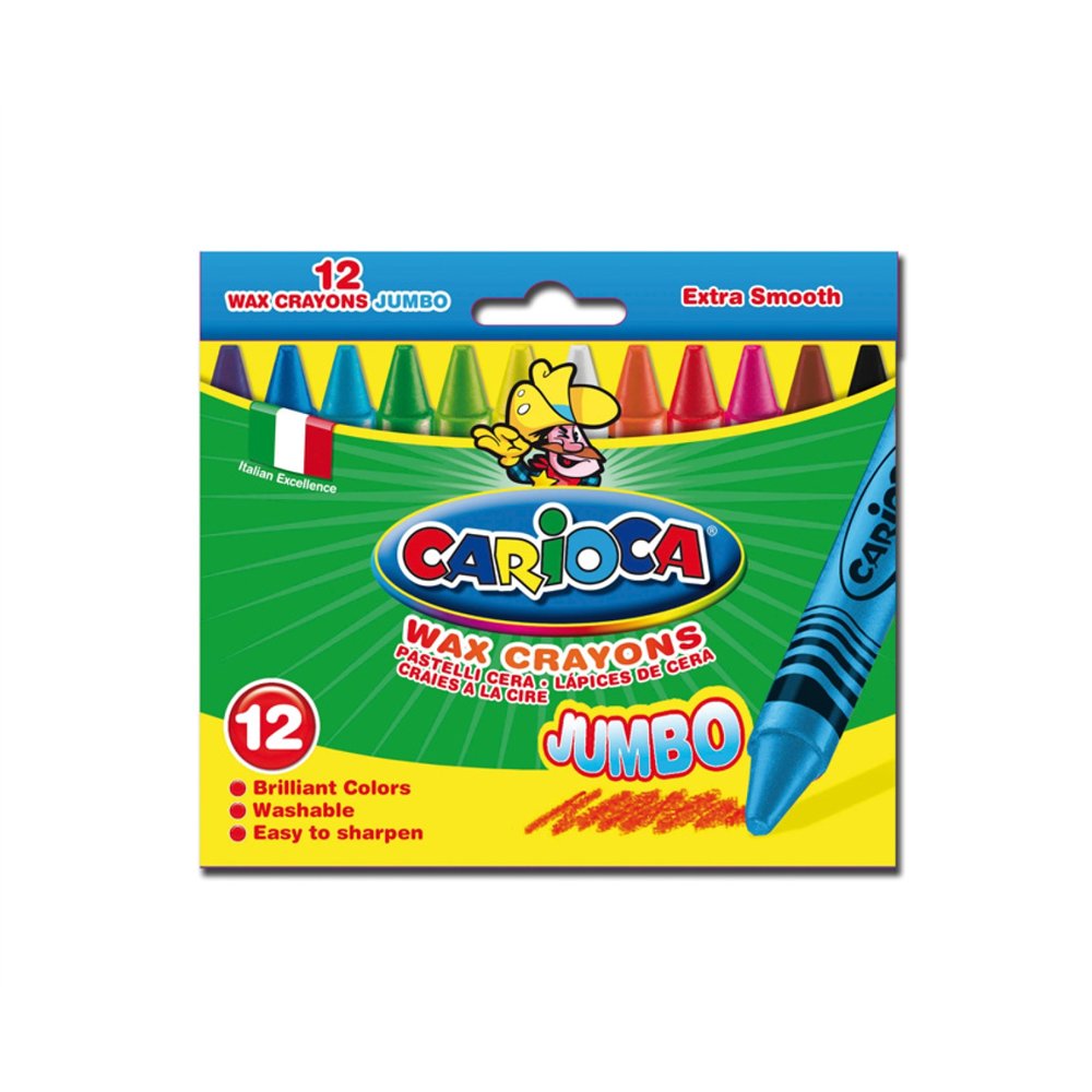 Carioca ceras maxi 12 pieza(s)