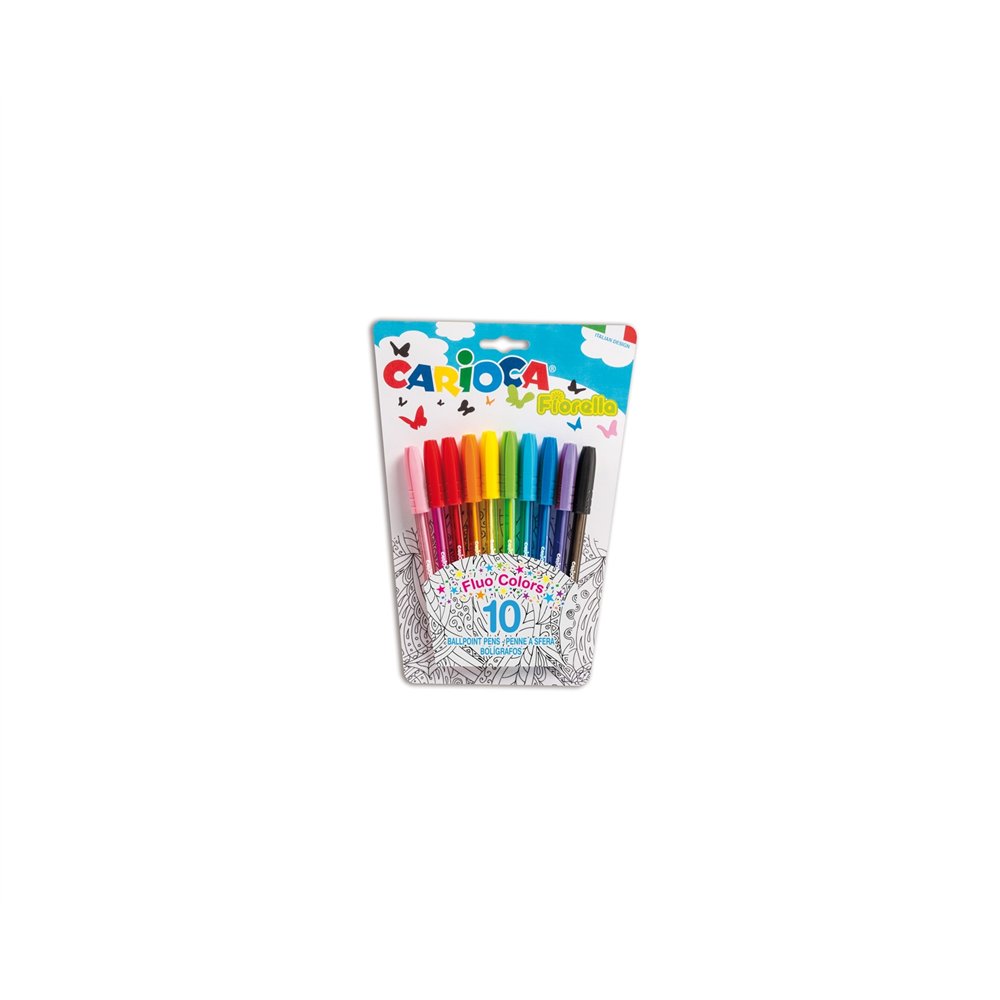 Carioca fiorella multi bolígrafo 10 pieza(s)