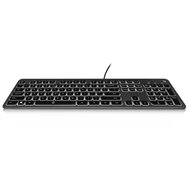 Ewent ew3268 teclado universal usb qwerty italiano negro