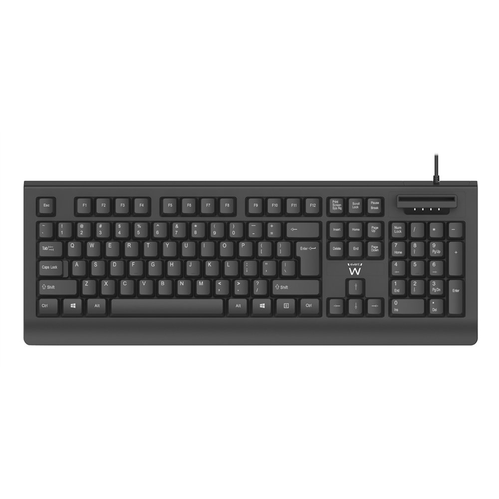Ewent ew3287 teclado universal usb qwerty portugués negro