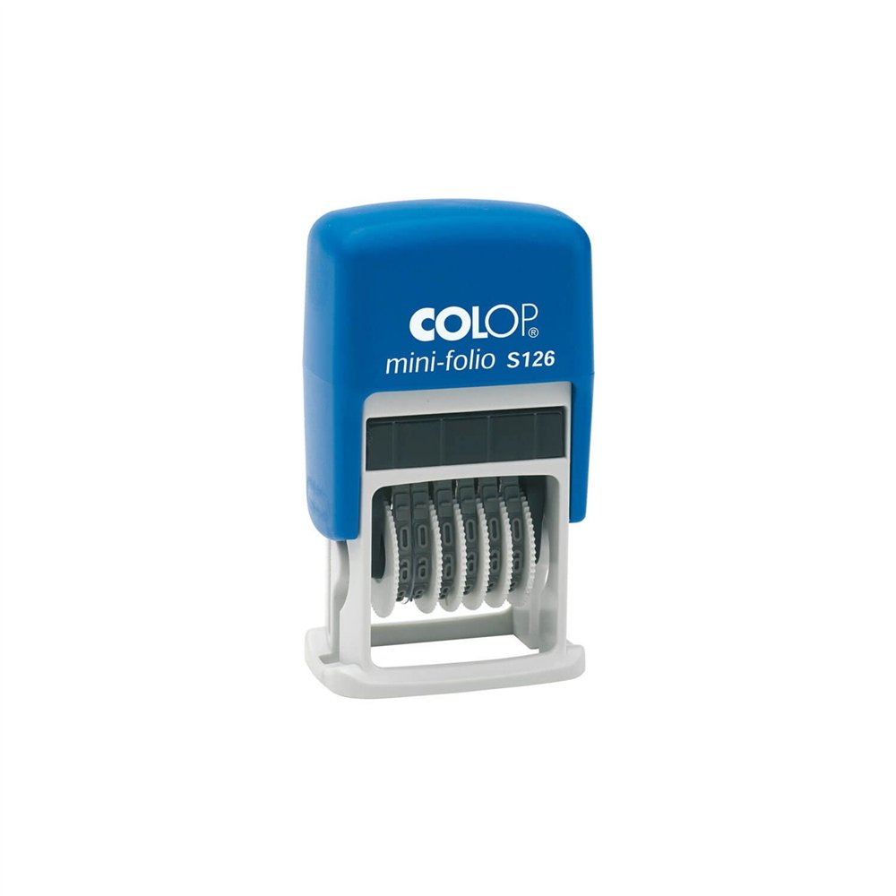colop s 126 autoentintado sello numerador