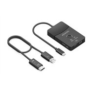 AISENS Docking USB-C a HDMI 1080P60Hz (Inalámbrico) 30M 1xHDMI 4K60HZ (Cable) 2xUSB-C 1xUSB-A 1xUSB-C PD 100W Negro