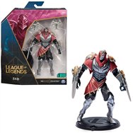 league of legends - figura premium zed - figura zed 15 cm coleccionable - detalles de gran calidad y 2 accesorios - colección ca