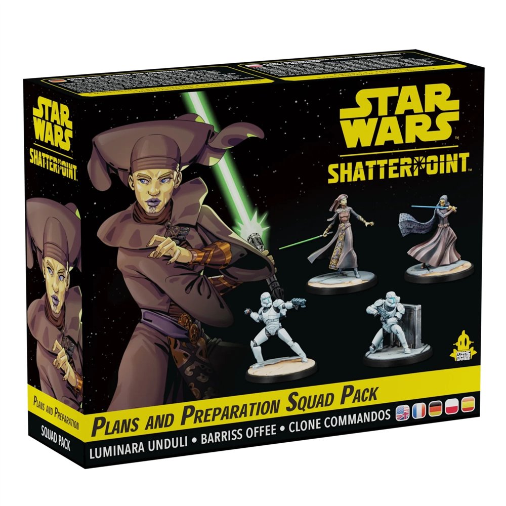 Atomic mass games star wars shatterpoint - plans and preparation squad pack figura