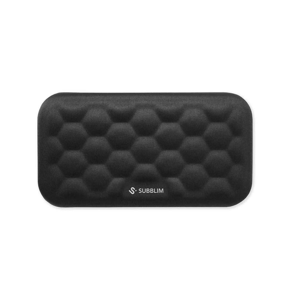 Subblim submp-04e040 descansa muñecas algodón espuma de memoria poliuretano (pu) negro