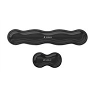 Subblim submp-04e061 descansa muñecas poliuretano (pu) silicona negro