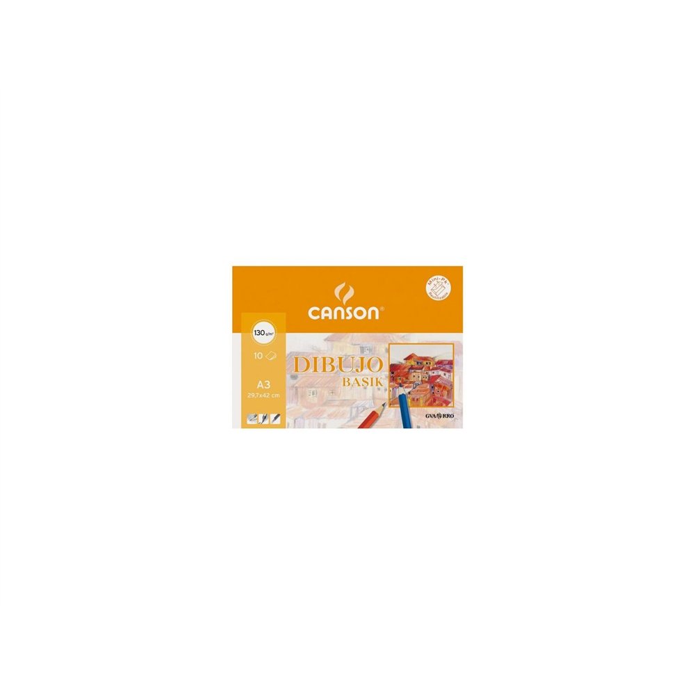 Canson dibujo basik arte de papel 10 hojas