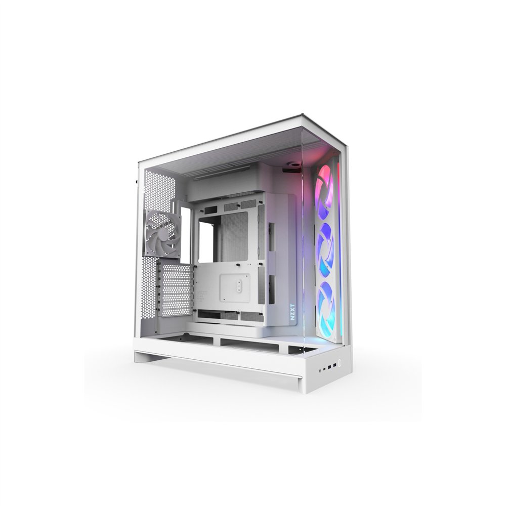 nzxt h9 flow rgb midi tower blanco