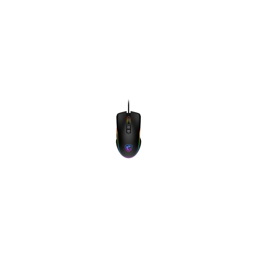 Msi forge gm300 ratón juego ambidextro usb tipo a óptico 7200 dpi
