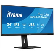 iiyama ProLite XUB3493WQSU-B6 pantalla para PC 864 cm (34) 3440 x 1440 Pixeles UltraWide Quad HD LED Negro