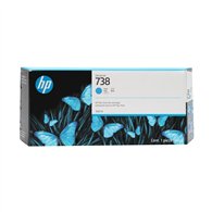 Hp cartucho de tinta cian designjet 738 de 300 ml