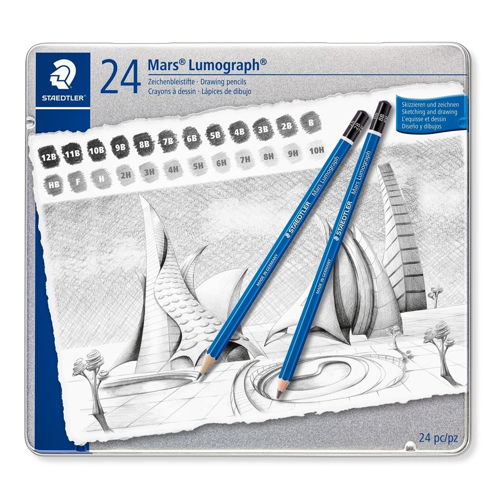 Staedtler mars lumograph multi 24 pieza(s)