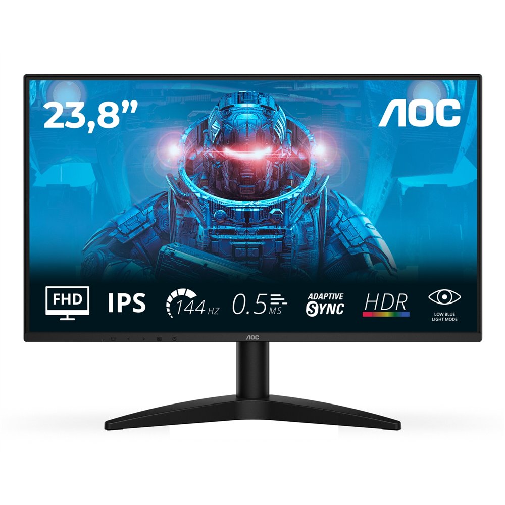 Aoc 24b36x pantalla para pc 605 cm (238) 1920 x 1080 pixeles full hd led negro