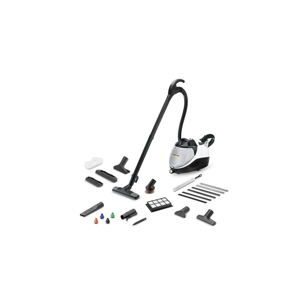Kärcher sv 7 limpiador a vapor de cilindro 05 l 2200 w negro gris blanco