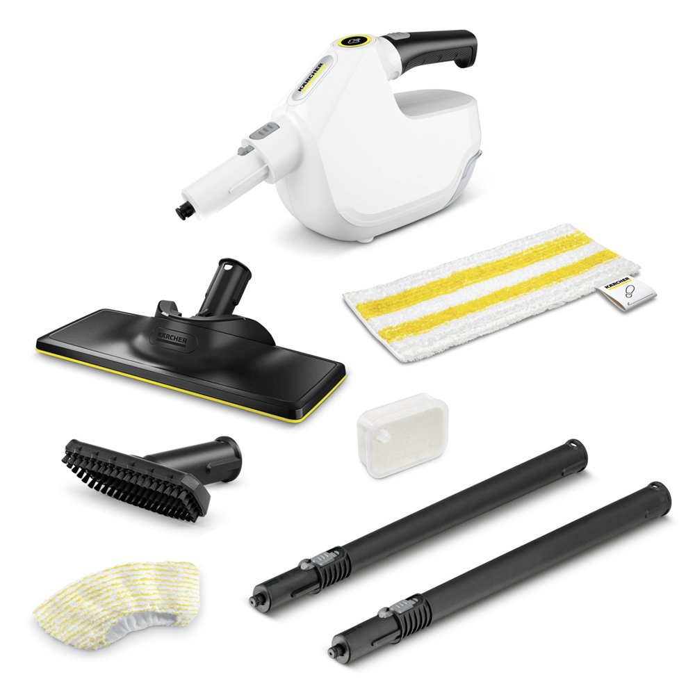 Kärcher sc 1 multi  up limpiador a vapor portátil 02 l 1300 w negro amarillo