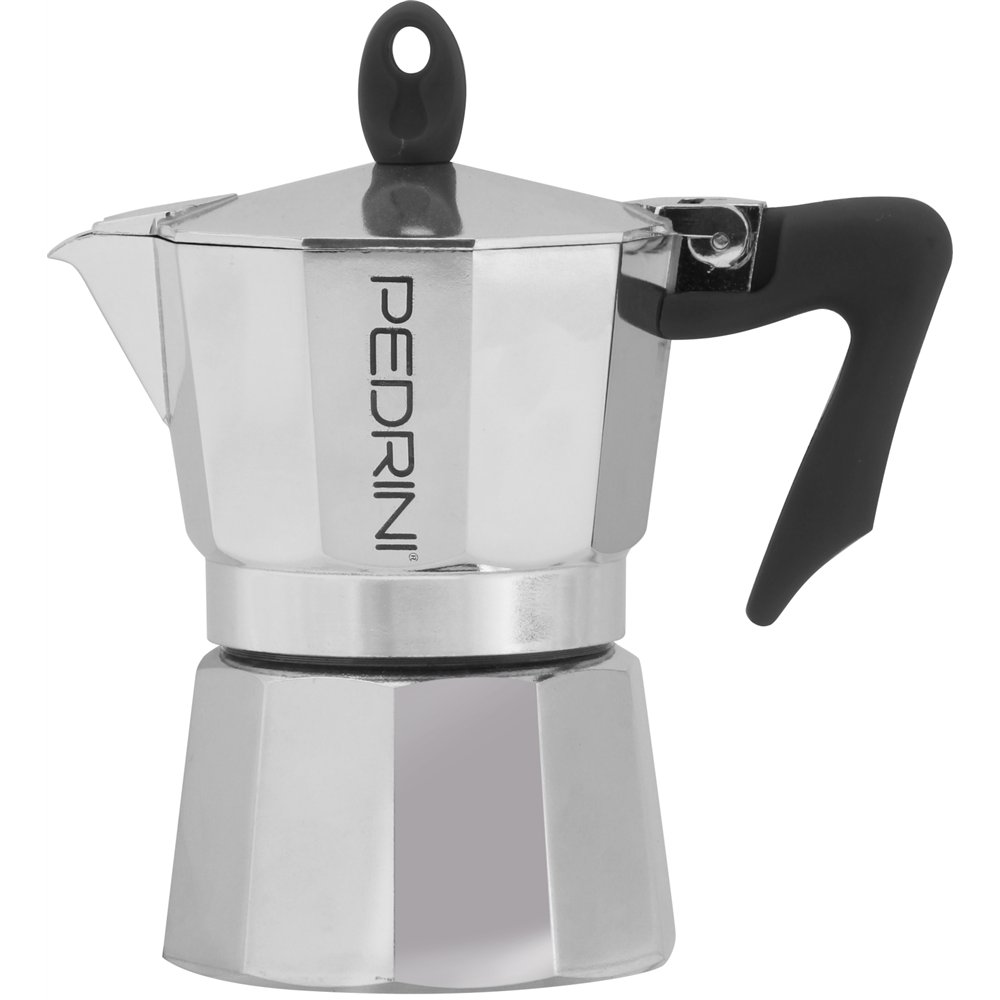 pedrini 9083-3 cafetera manual cafetera italiana aluminio