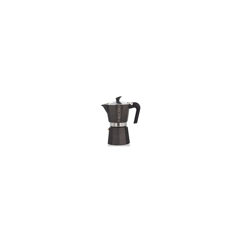 pedrini 9114 cafetera manual cafetera italiana antracita