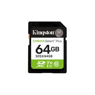 Kingston technology 64 gb sdxc canvas select plus gen3 100 mb/s c10 uhs-i u1 v10
