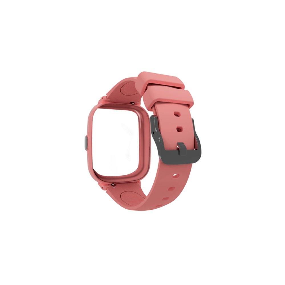 Correa de repuesto lisa color rosa compatible con modelo save watch iconic plus 2 candy candy