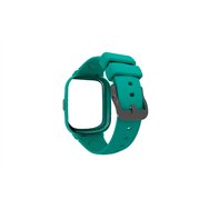Correa de repuesto lisa color verde compatible con modelo save watch iconic plus 2 mint