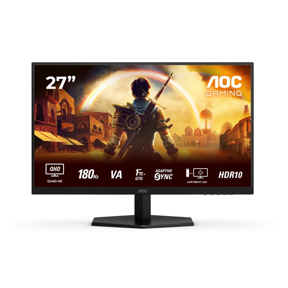 Aoc g4 q27g42xne pantalla para pc 686 cm (27) 2560 x 1440 pixeles quad hd led negro rojo