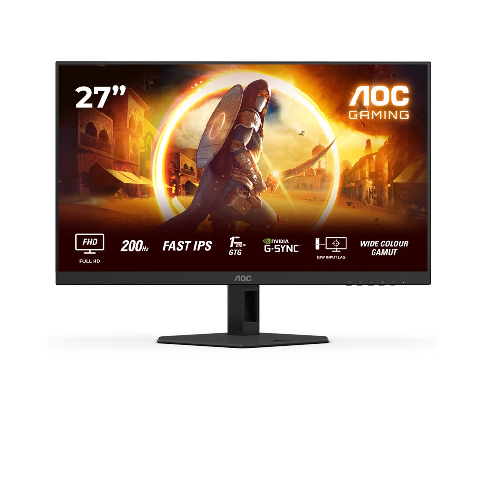 Aoc g4 27g4hre pantalla para pc 686 cm (27) 1920 x 1080 pixeles full hd led negro rojo