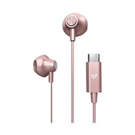 energy sistem easypods auriculares alámbrico dentro de oído llamadas/música usb tipo c oro rosa