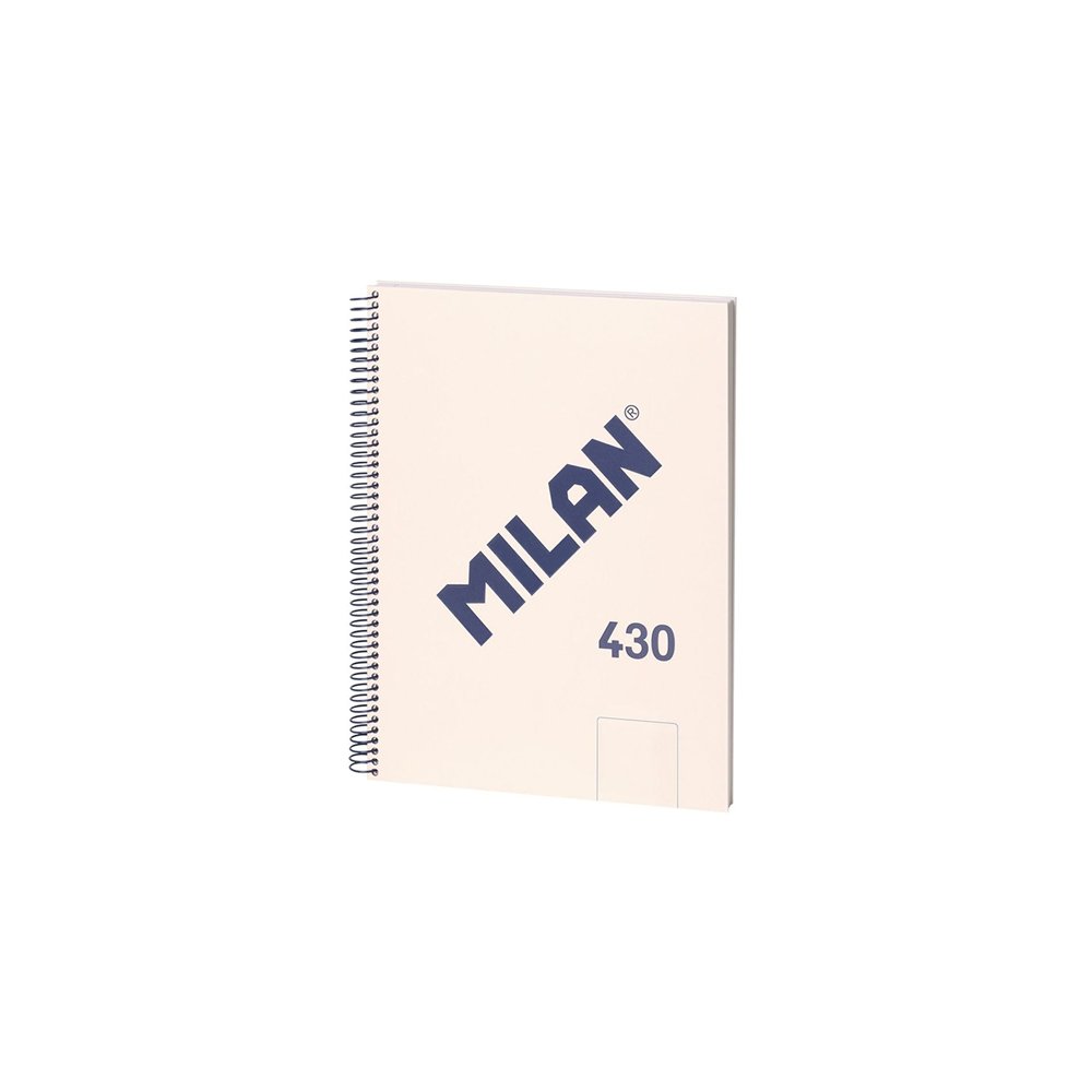 Milan 57141e80bg cuaderno y block a4 80 hojas beige