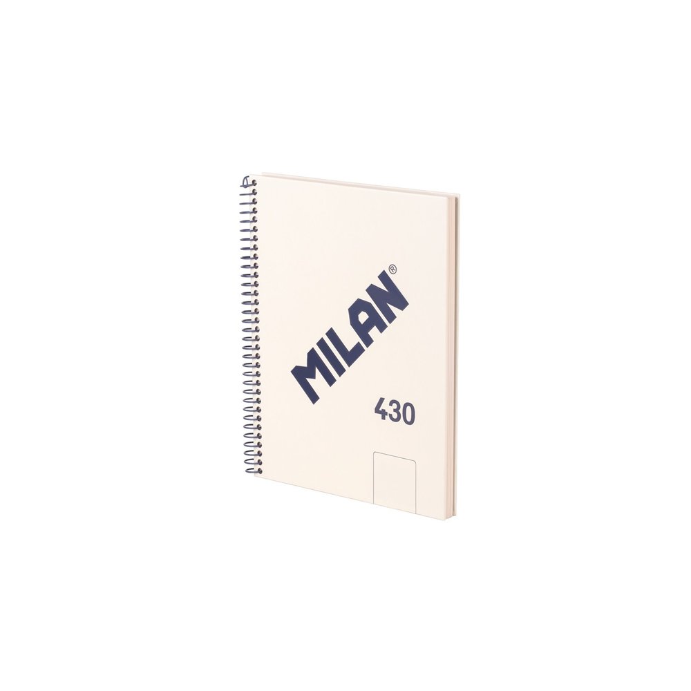 Milan 57151e80bg cuaderno y block a5 80 hojas beige