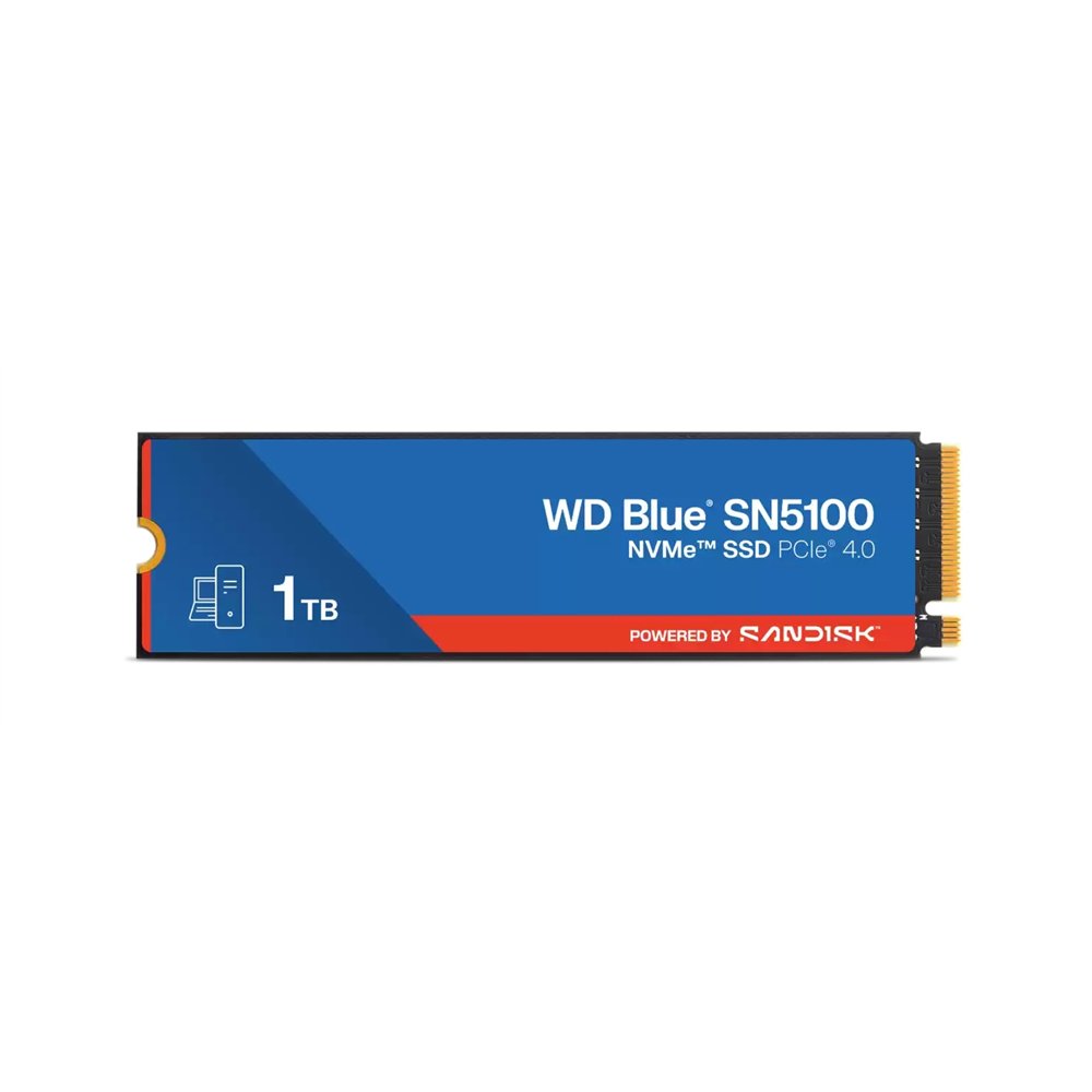 Sandisk wd blue sn5100 1 tb m2 pci express 40 nvme qlc 3d nand