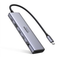 Ugreen revodok 7-in-1 4k60hz hdmi dock acoplamiento base gris