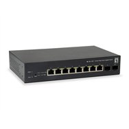 Levelone gep-1051 switch gestionado l2/l3/l4 gigabit ethernet (10/100/1000) energía sobre ethernet (poe) negro