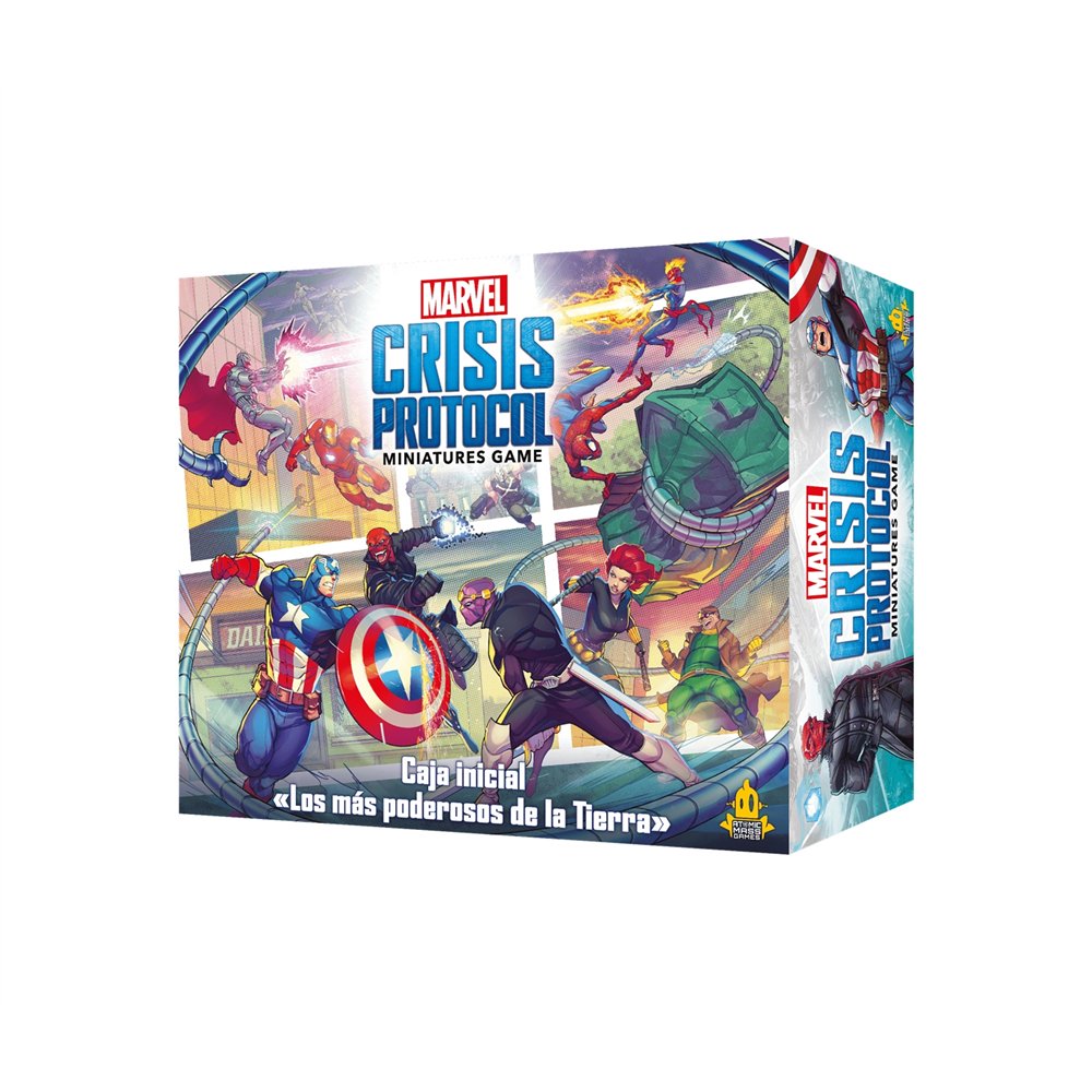 Asmodee cp143es juego de tablero mcp marvel crisis protocol caja inicial 45 min juego de mesa interpretación de roles