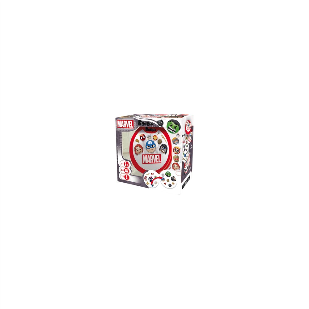 Asmodee dobble marvel emoji 15 min juego de cartas lógico