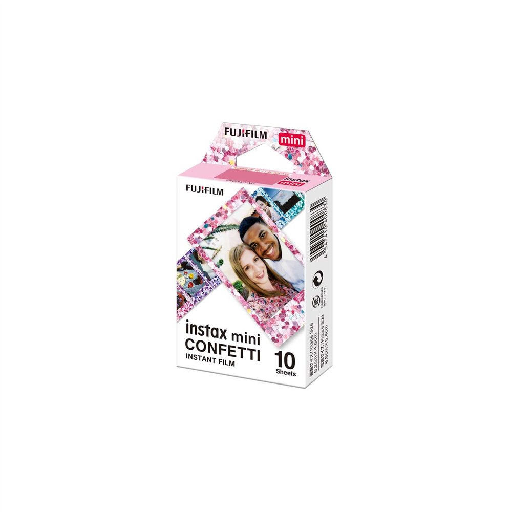 Fujifilm mini confetti película instantáneas 10 pieza(s) 54 x 86 mm
