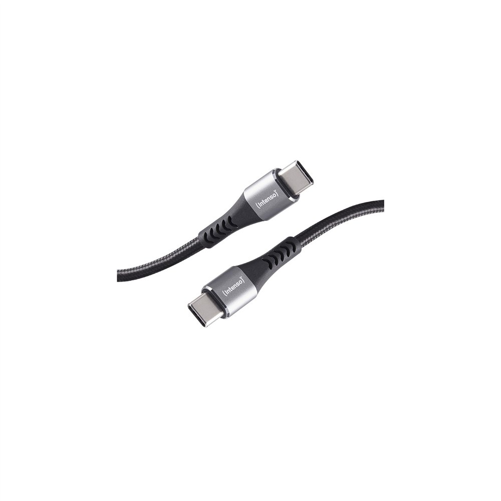 Intenso cable de carga/datos usb-c c315c 15 m carga rápida hasta 60 vatios negro