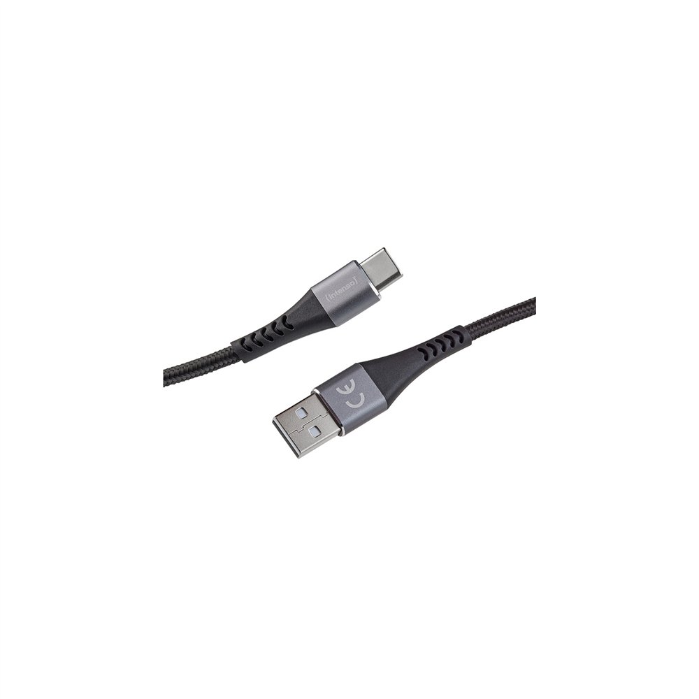 Intenso cable de carga/datos usb-c a315c 15 m carga rápida hasta 60 vatios negro
