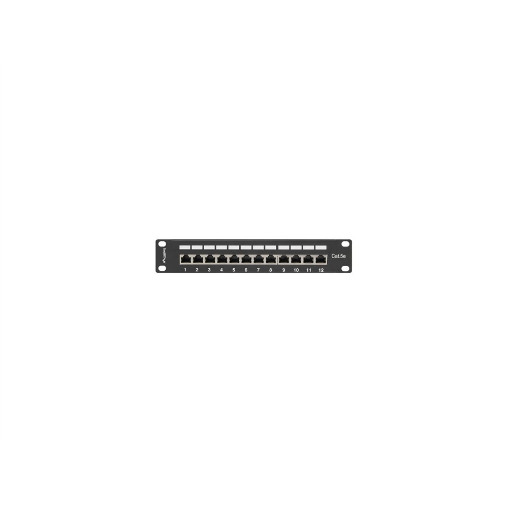 Lanberg ppf5-9012-b panel de parcheo 1u