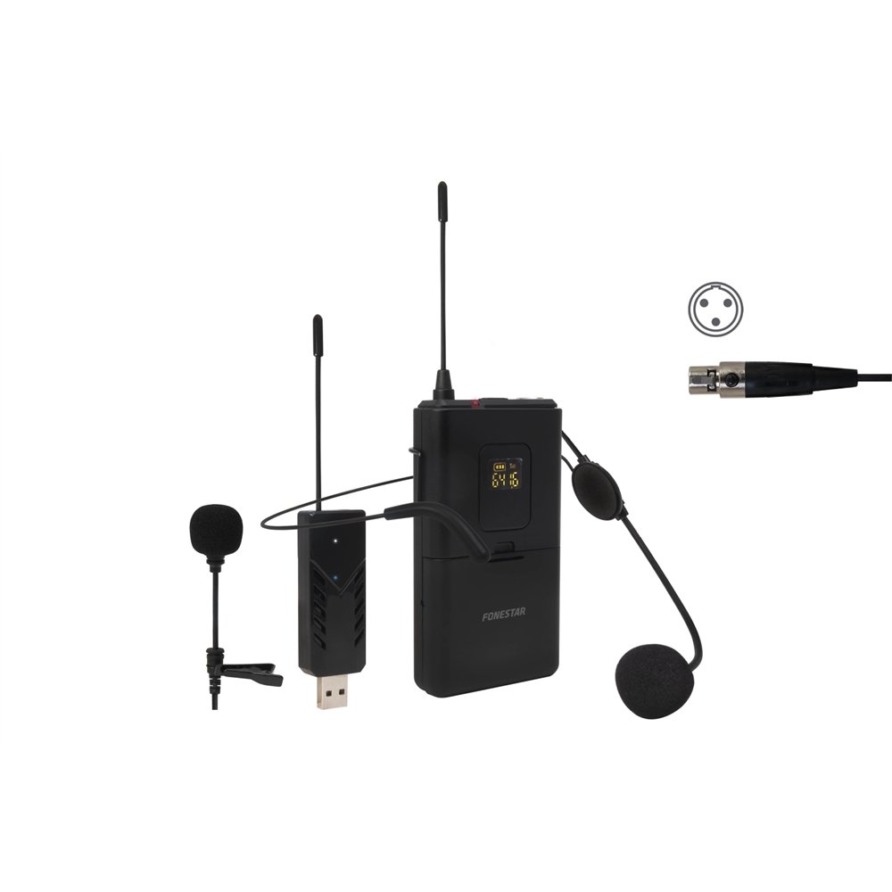 Fonestar wi-mic amplificador de antena para micrófono inalámbrico