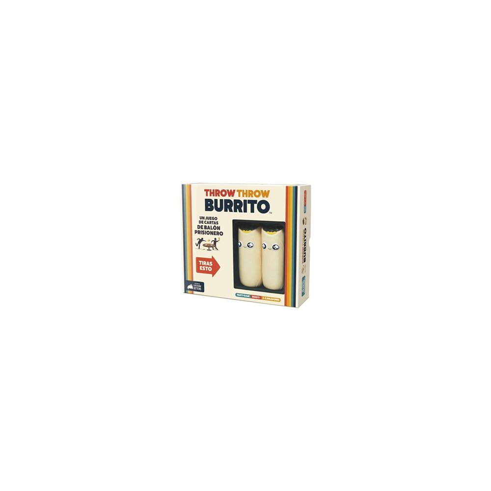 asmodee ekittb01es juego de tablero throw throw burrito 15 min juego de mesa coleccionable