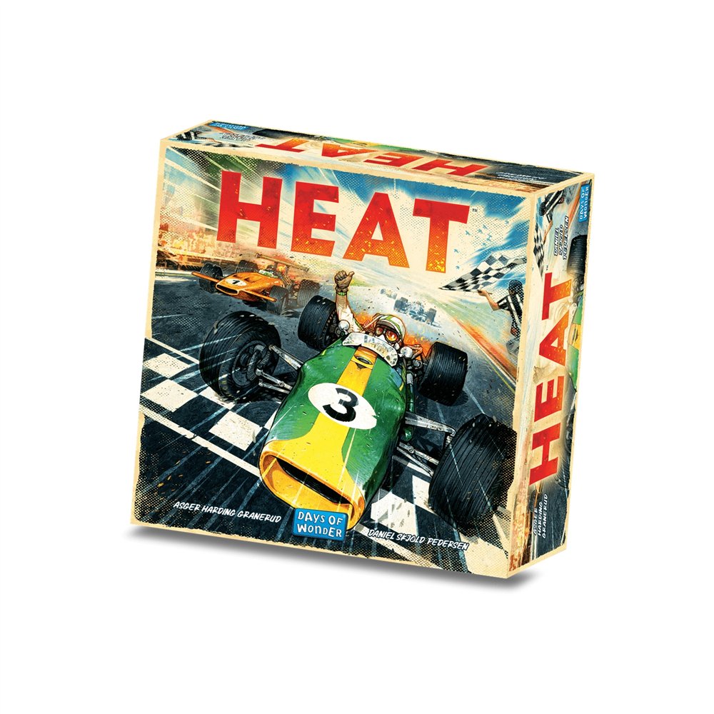Asmodee dw9131 juego de tablero heat juego de mesa carrera